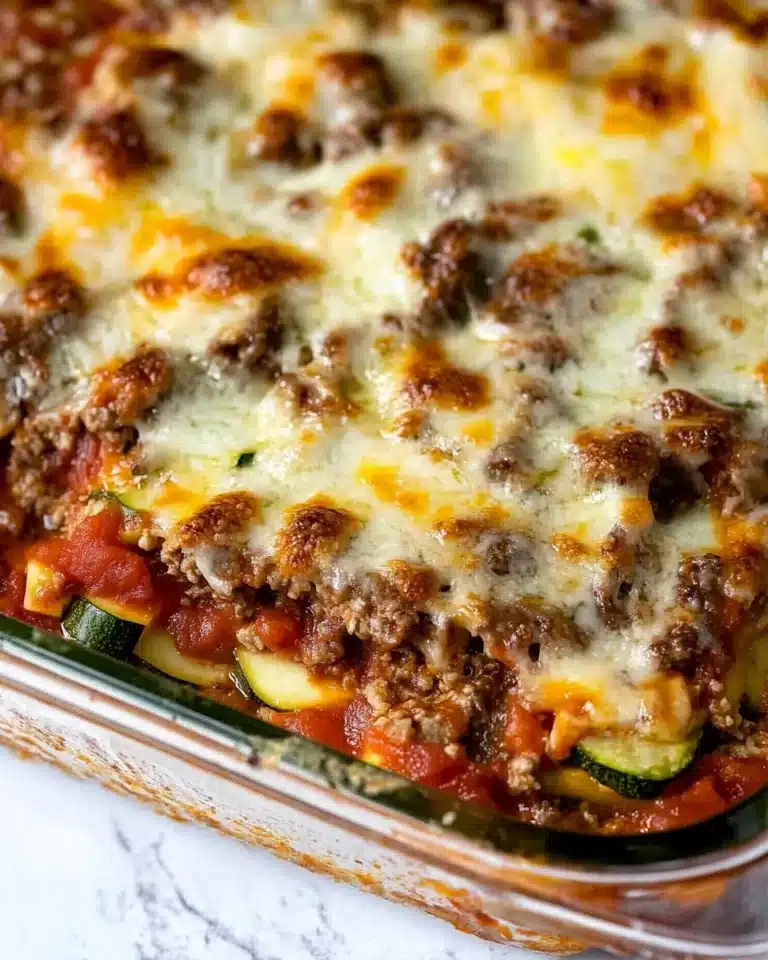 Ground Beef Zucchini Casserole Recipe