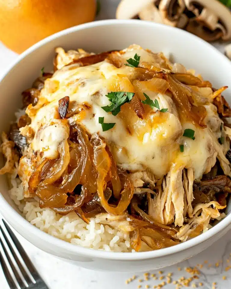 French Onion Chicken & Rice Recipe