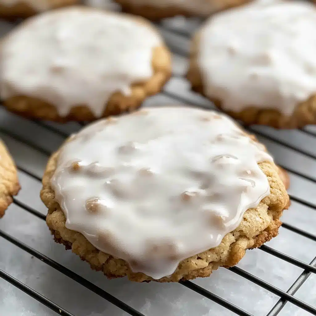 Iced Oatmeal Cookies Recipe - Recipe Image