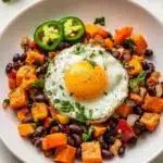 Sweet Potato Breakfast Hash with Black Beans Recipe