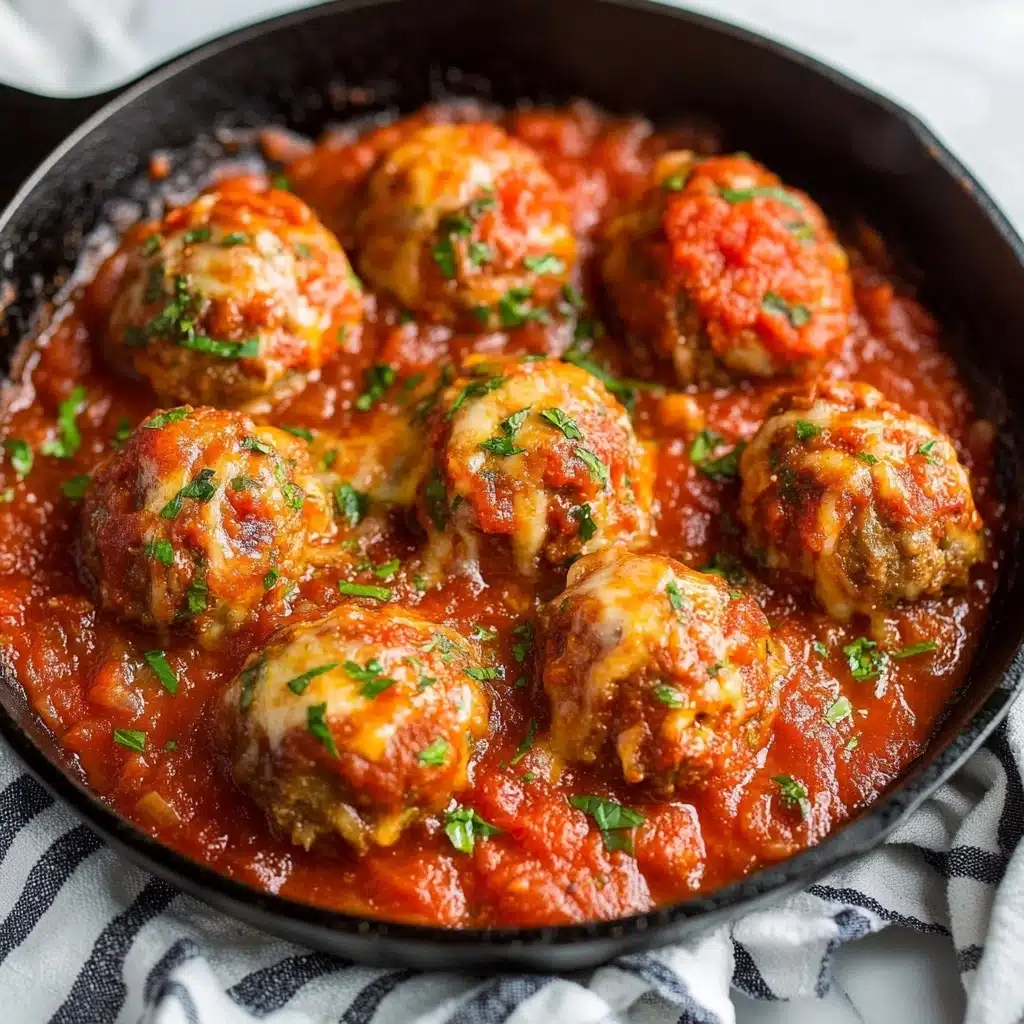 Mozzarella Stuffed Meatballs Recipe - Recipe Image