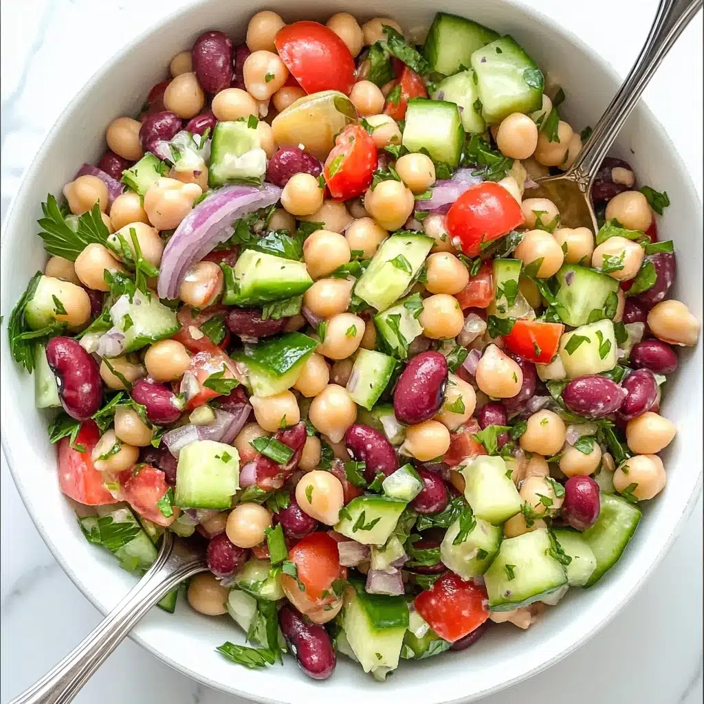 Mediterranean Bean Salad Recipe - Recipe Image