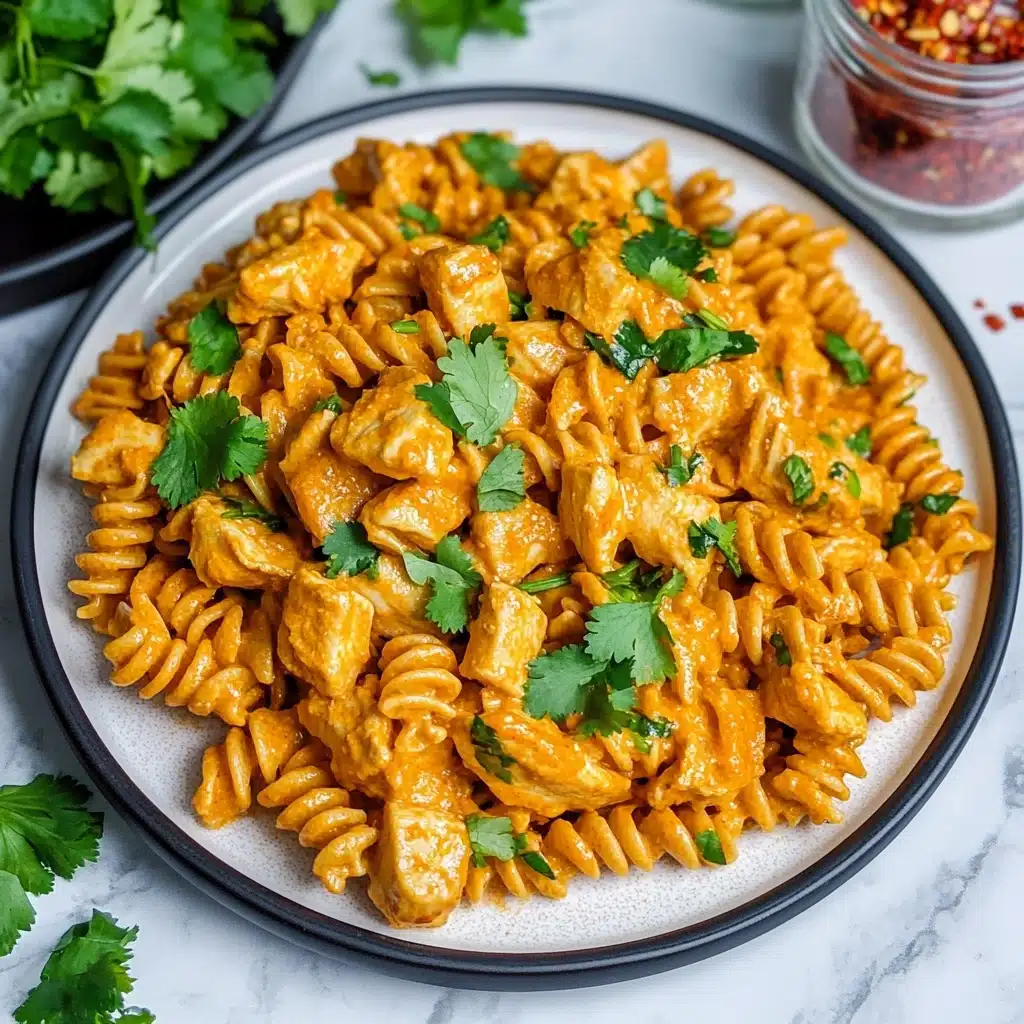 Butter Chicken Pasta Recipe - Recipe Image