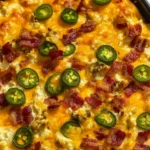 Cauliflower Jalapeno Popper Casserole Recipe