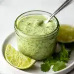 Creamy Garlic Lime Cilantro Sauce Recipe