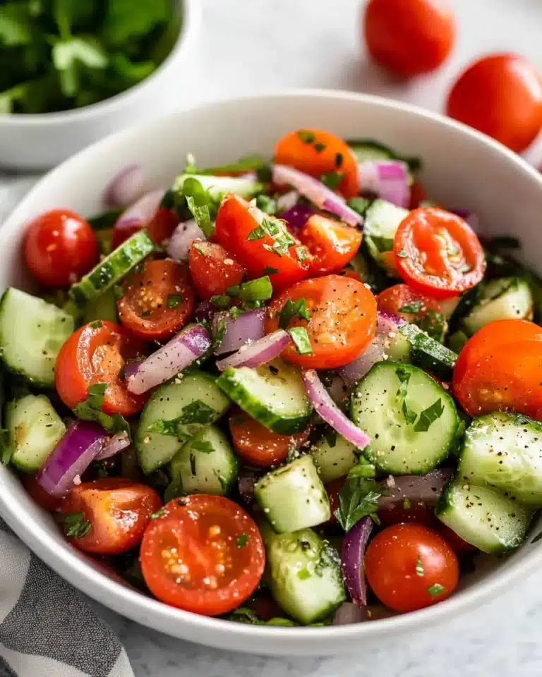 Cucumber Tomato Salad Recipe