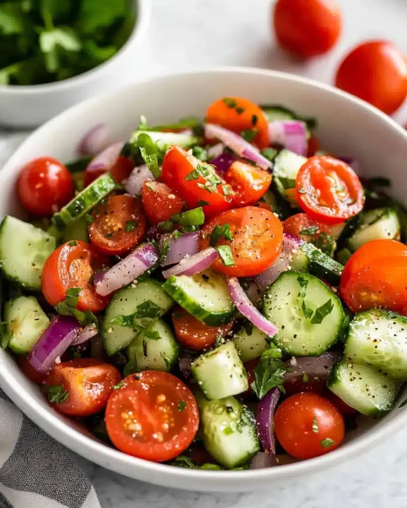 Cucumber Tomato Salad Recipe