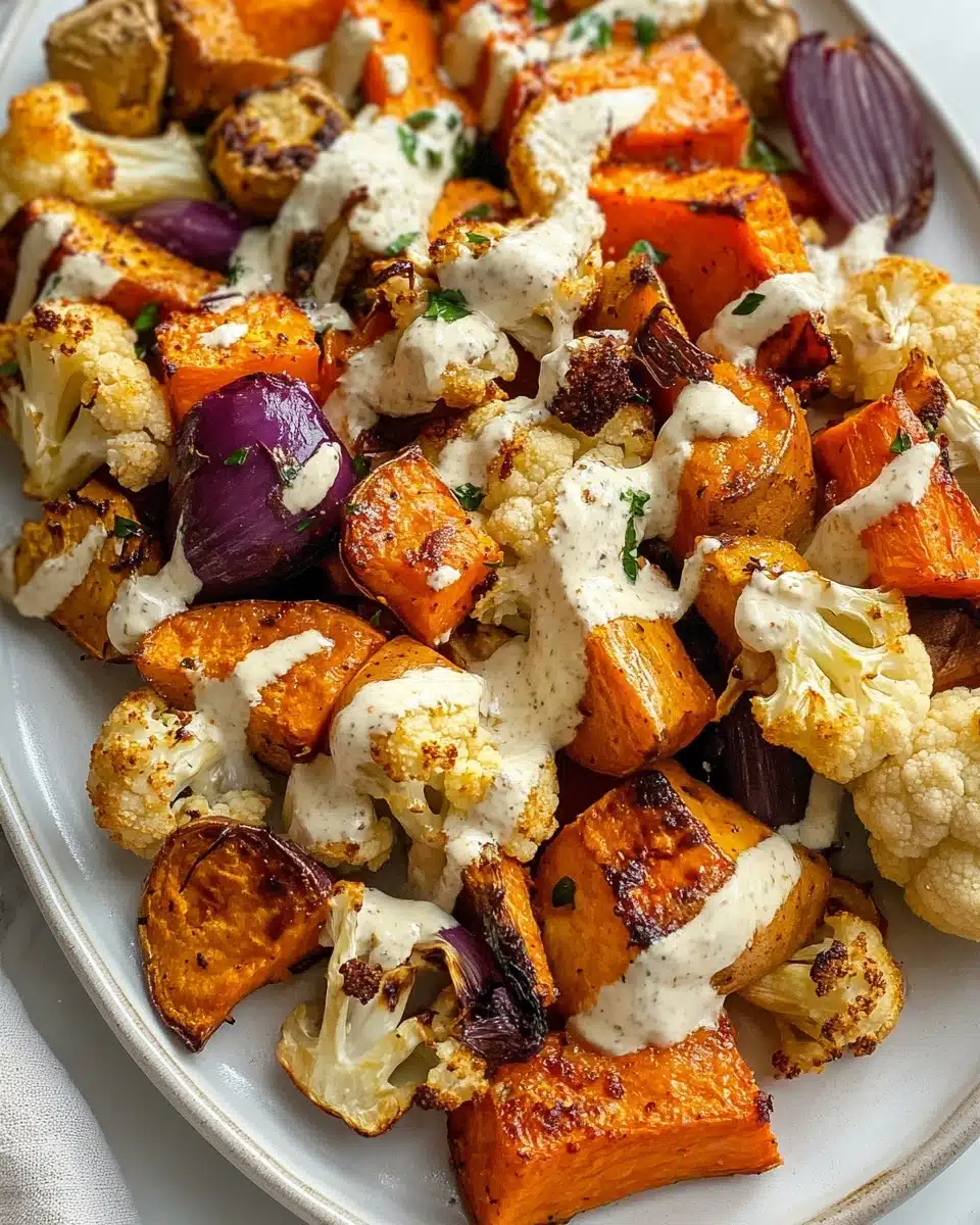 Harissa Roasted Vegetables Recipe
