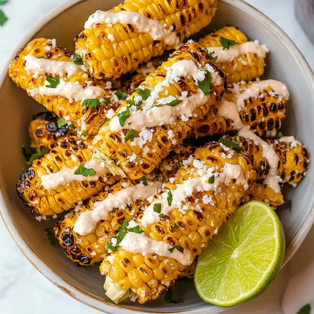 Air Fryer Elote Corn Ribs Recipe - Recipe Image