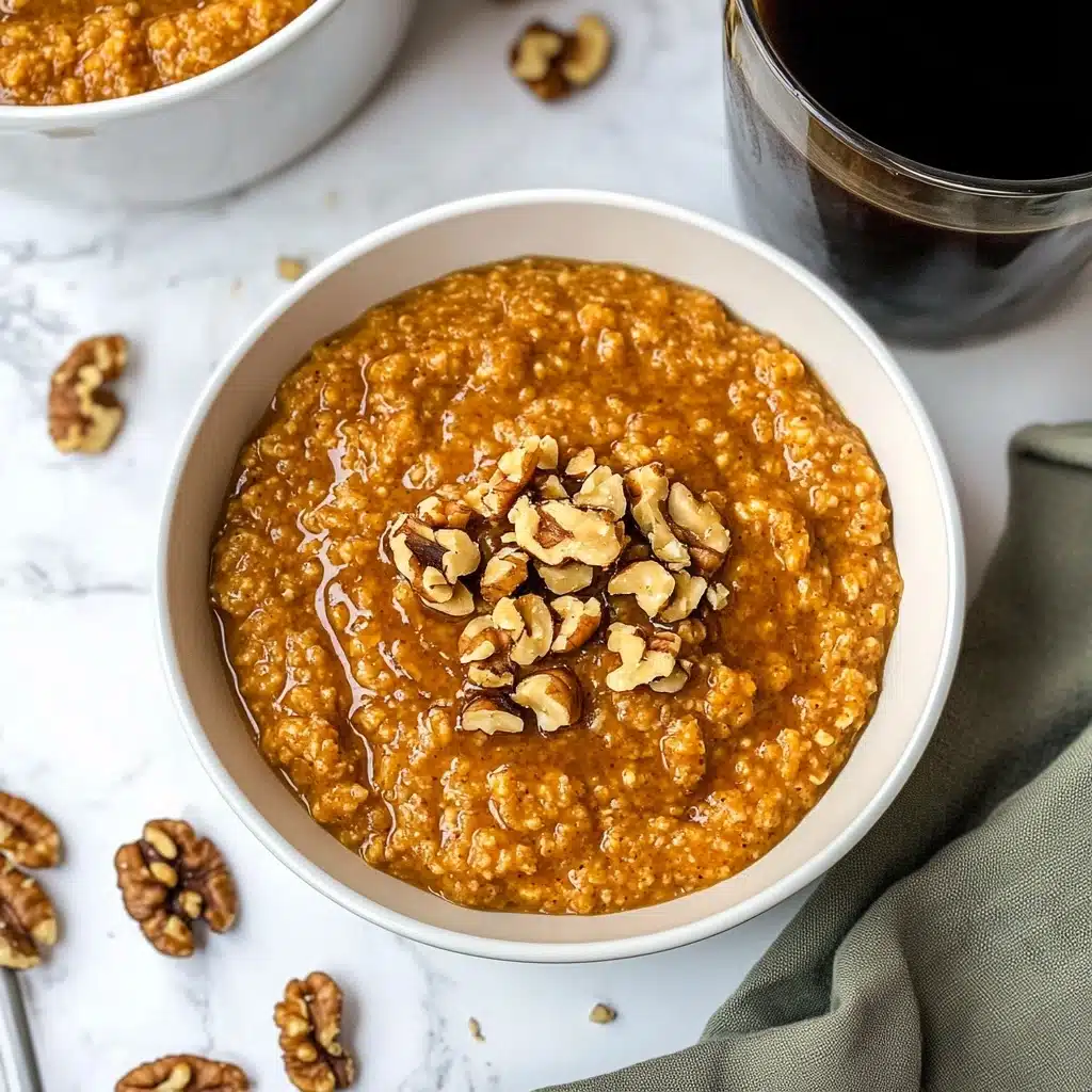 Instant Pot Steel Cut Pumpkin Oatmeal Recipe - Recipe Image
