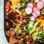 Black Bean Quinoa Enchilada Bake Recipe