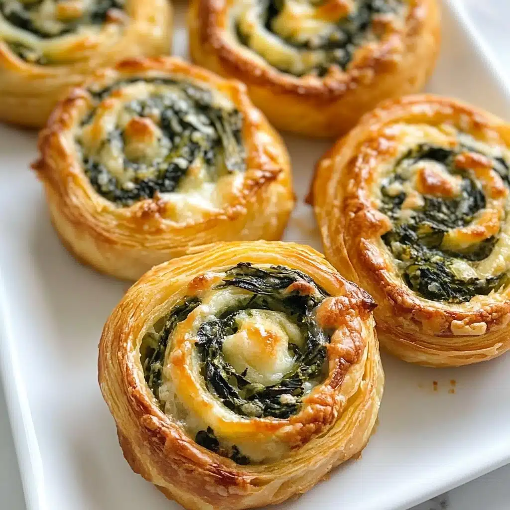 Spinach Feta Pinwheels Recipe - Recipe Image