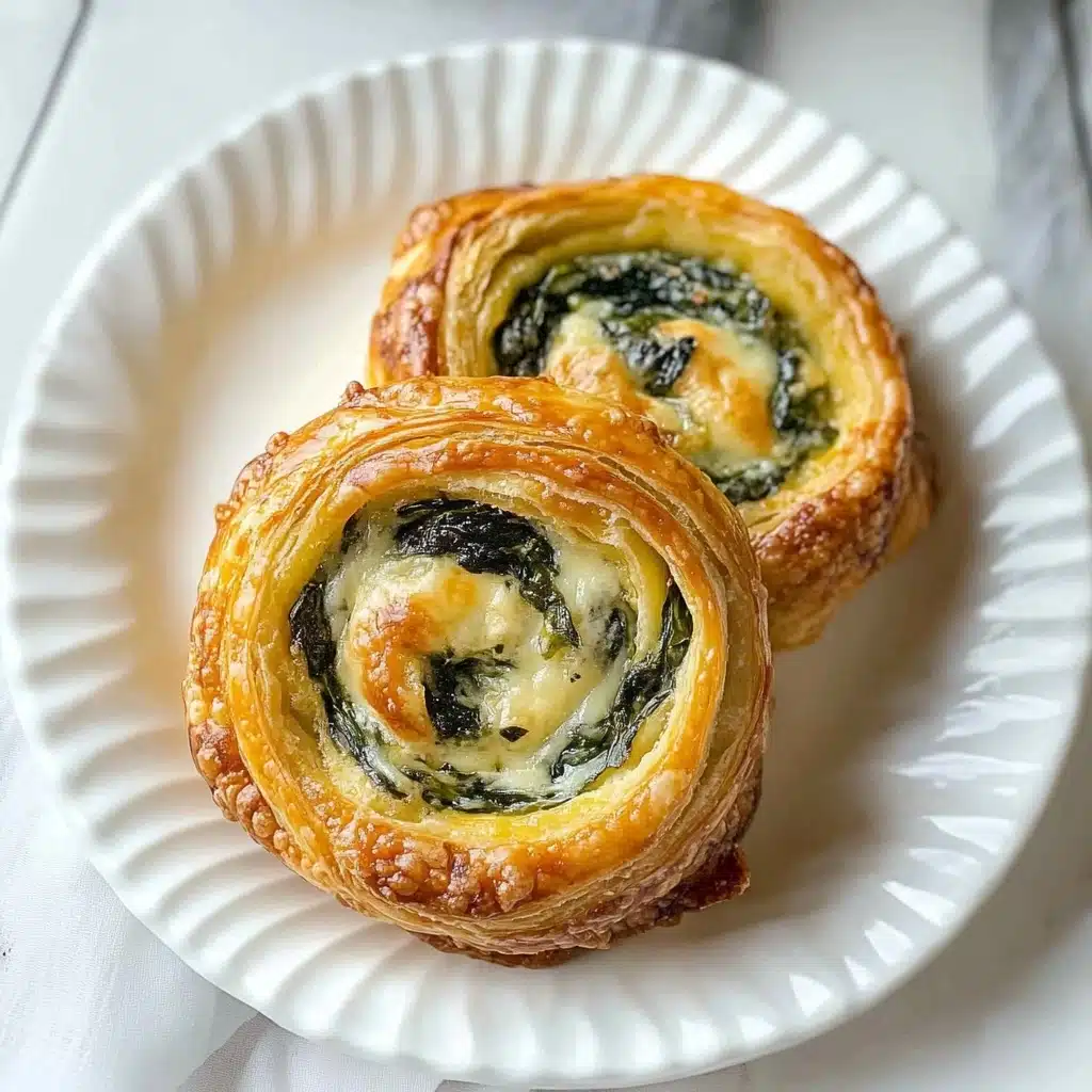 Spinach Feta Pinwheels Recipe - Recipe Image
