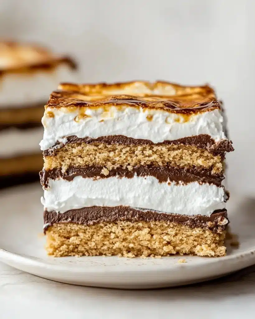 No Bake S’mores Cake Recipe
