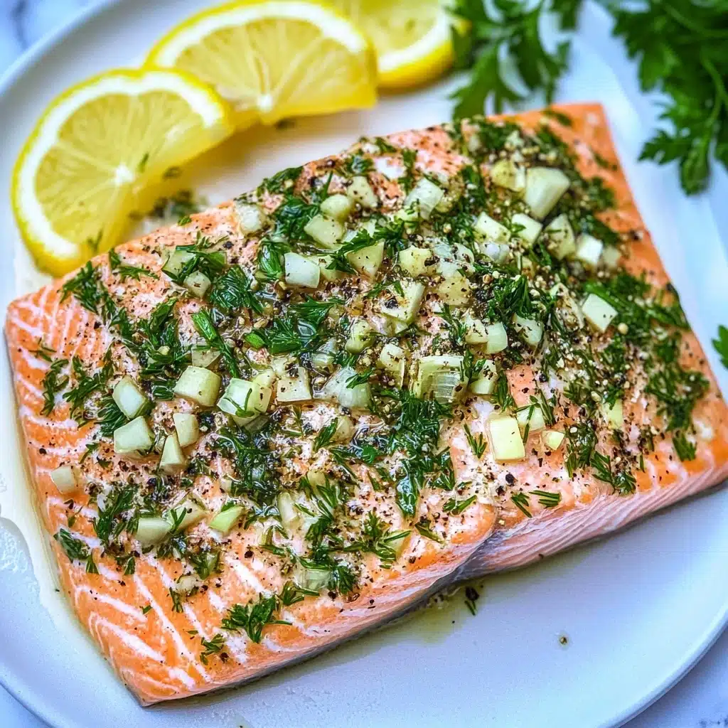 Grilled Salmon with Lemon and Herbs Recipe - Recipe Image