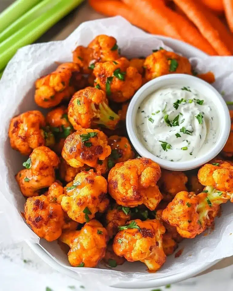 Buffalo Cauliflower Bites Recipe