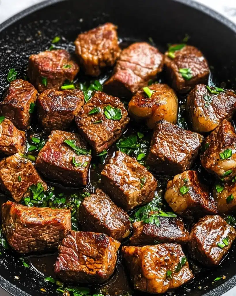 Garlic Butter Steak Bites Recipe
