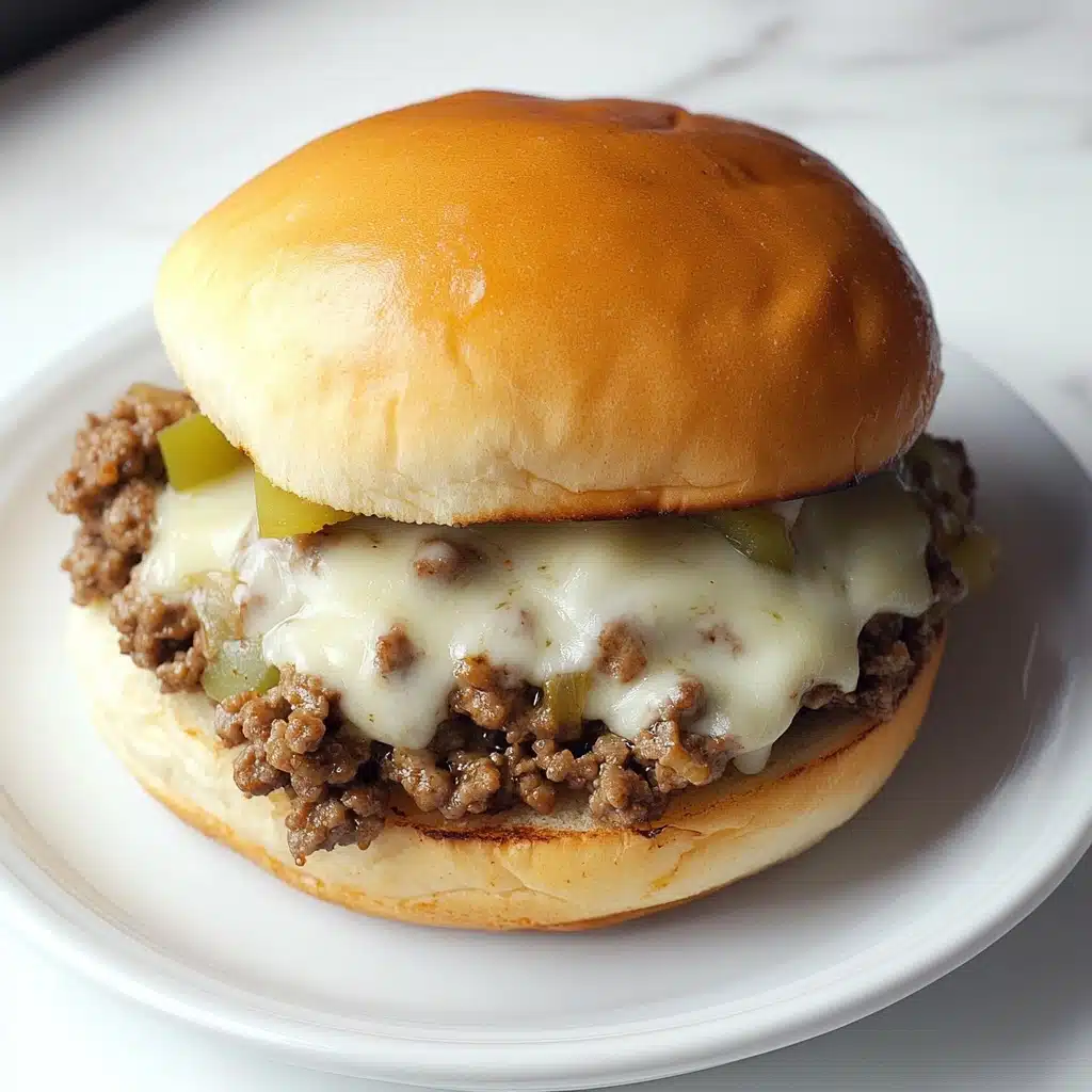 Cheesesteak Style Sloppy Joes Recipe - Recipe Image