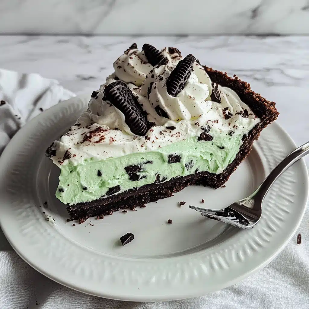 No-Bake Grasshopper Pie Recipe - Recipe Image