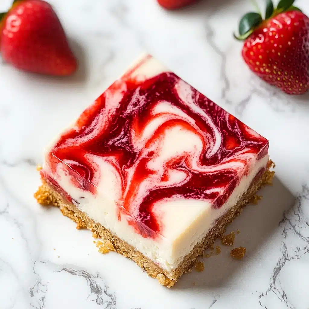 Strawberry Cheesecake Bars Recipe - Recipe Image