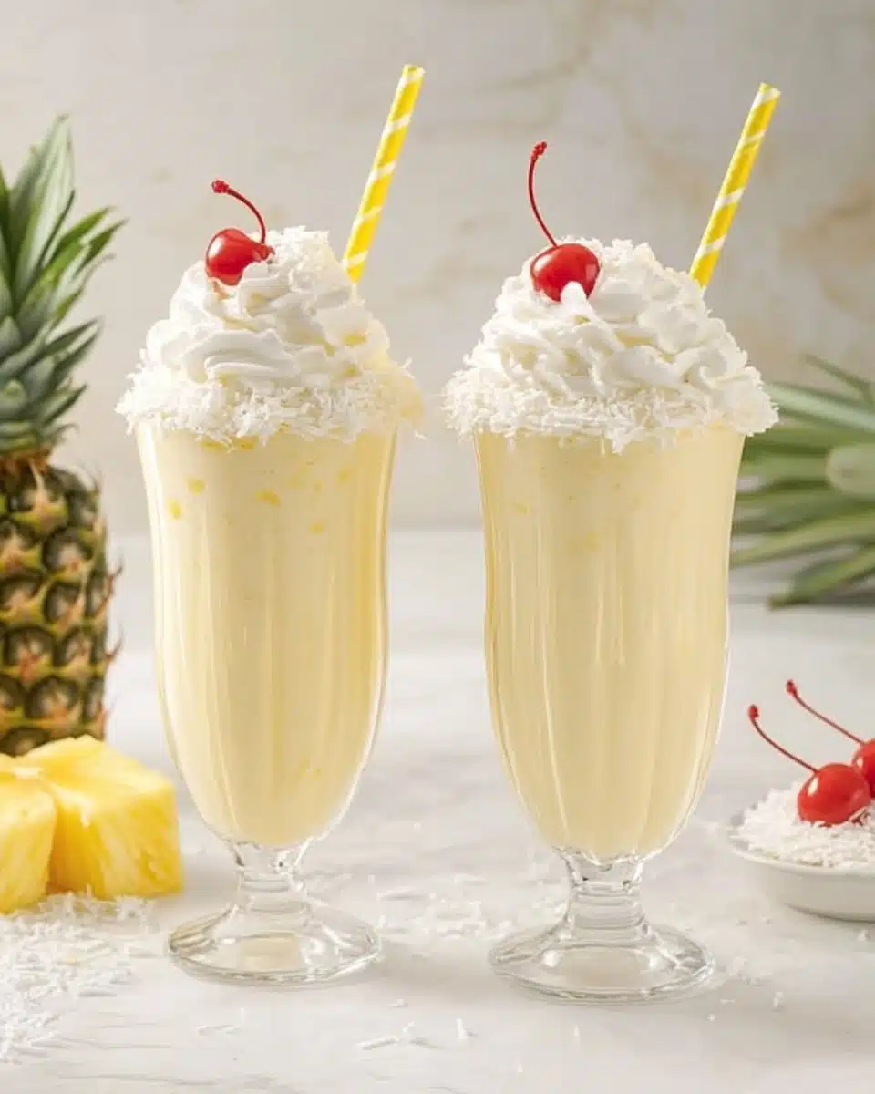 Pina Colada Milkshakes Recipe