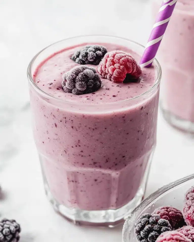 Mixed Berry Protein Power Smoothie Recipe