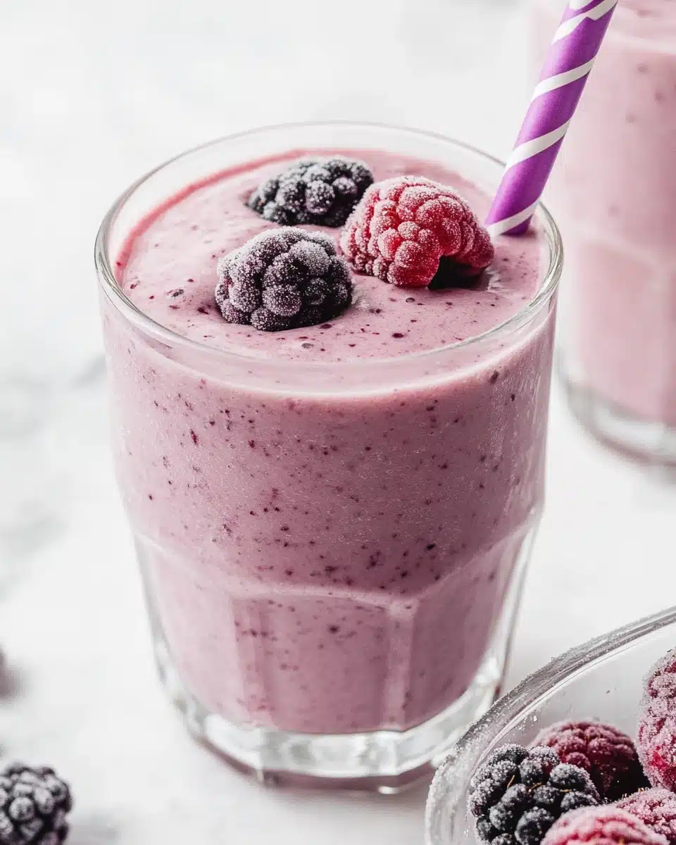 Mixed Berry Protein Power Smoothie Recipe