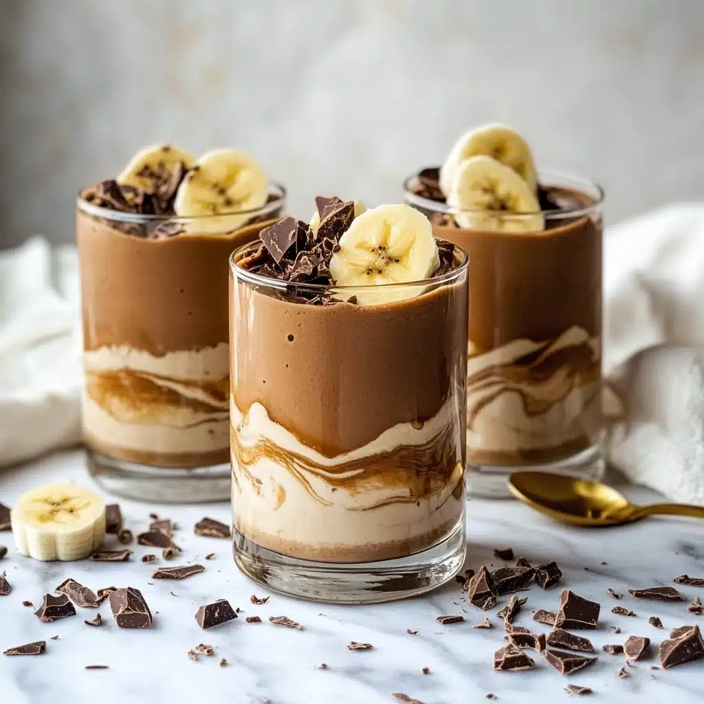 Chocolate Peanut Butter Banana Smoothie Recipe - Recipe Image