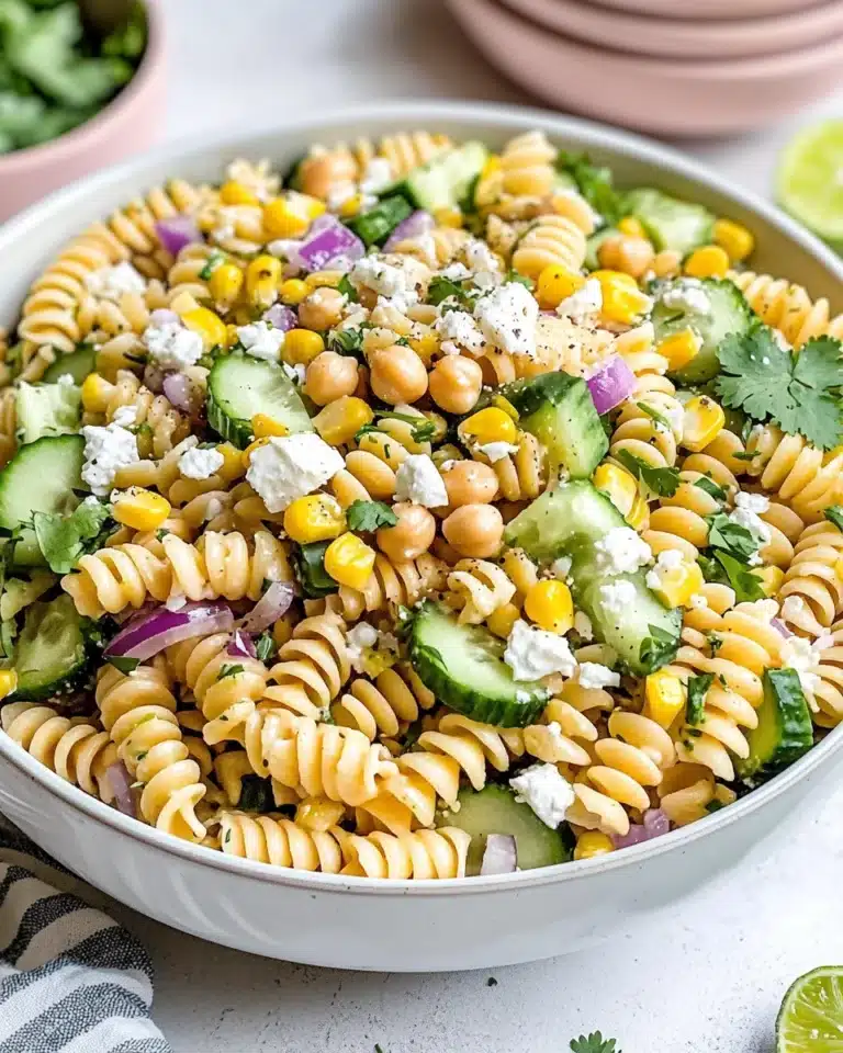 Cilantro Lime Pasta Salad Recipe