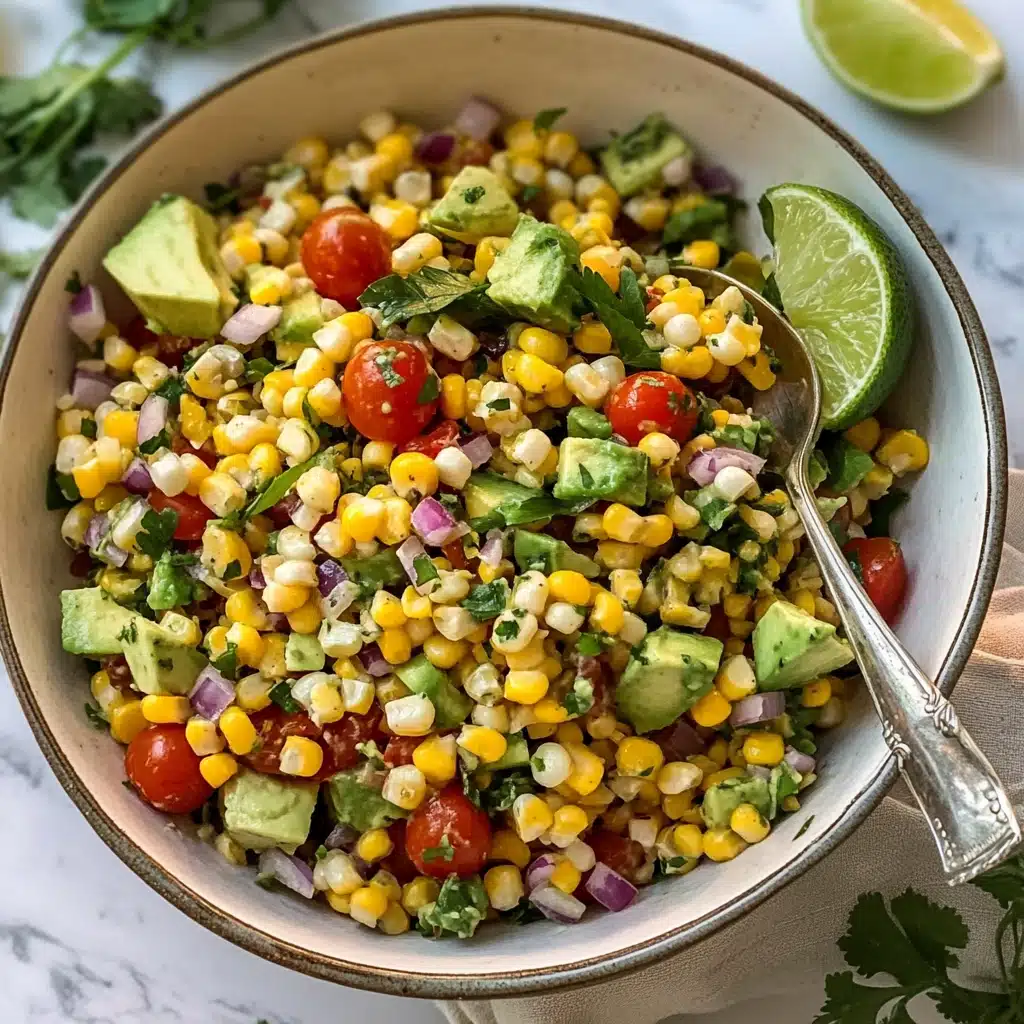 Summer Corn Salad with Avocado Recipe - Recipe Image