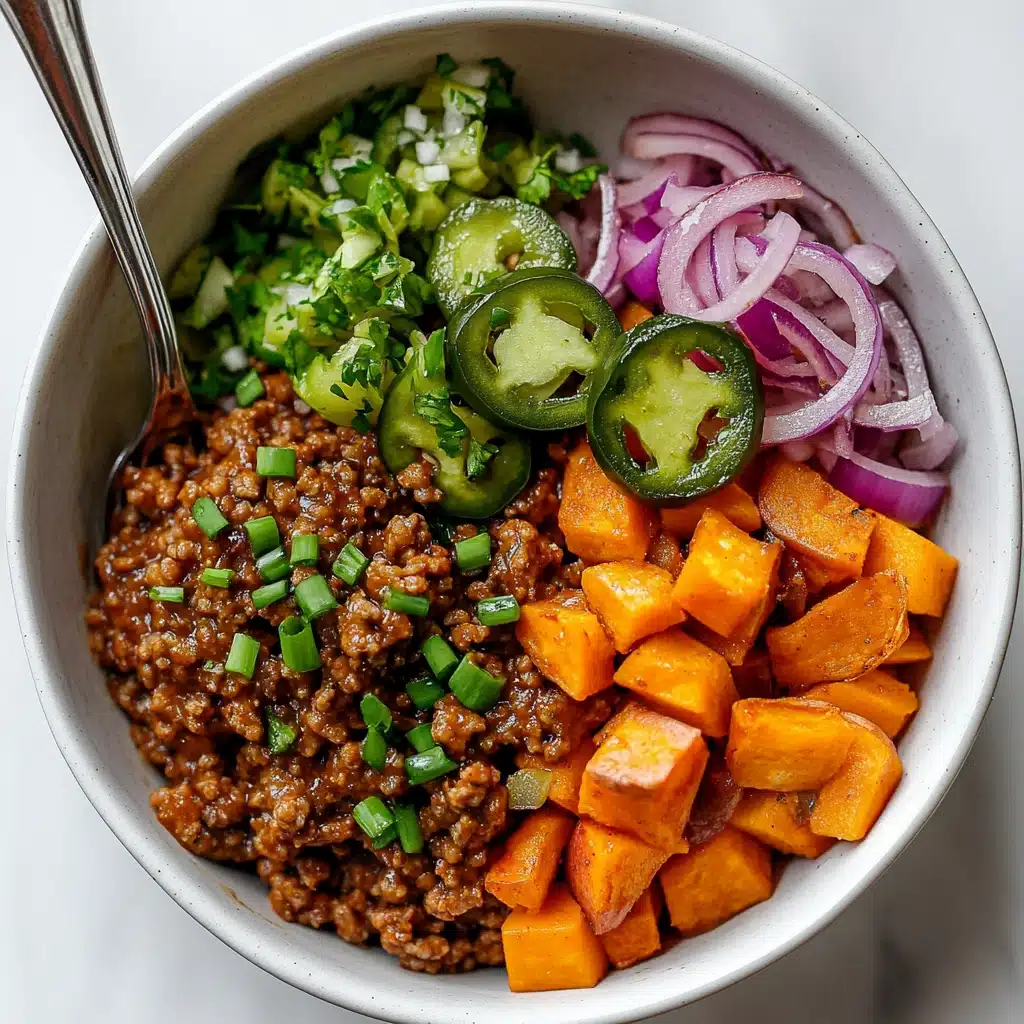 Sloppy Joe Sweet Potato Bowls Recipe - Recipe Image
