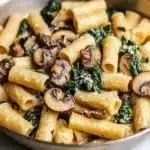 Spinach Mushroom Pasta Recipe