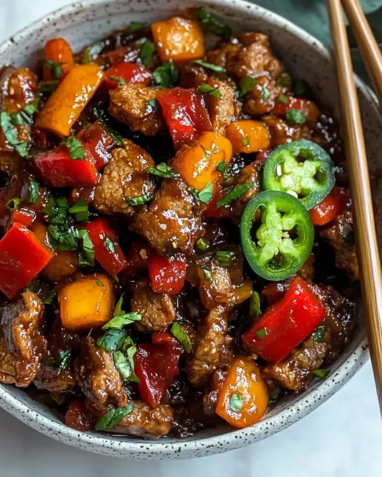 Jalapeno Chicken with Bell Peppers Recipe