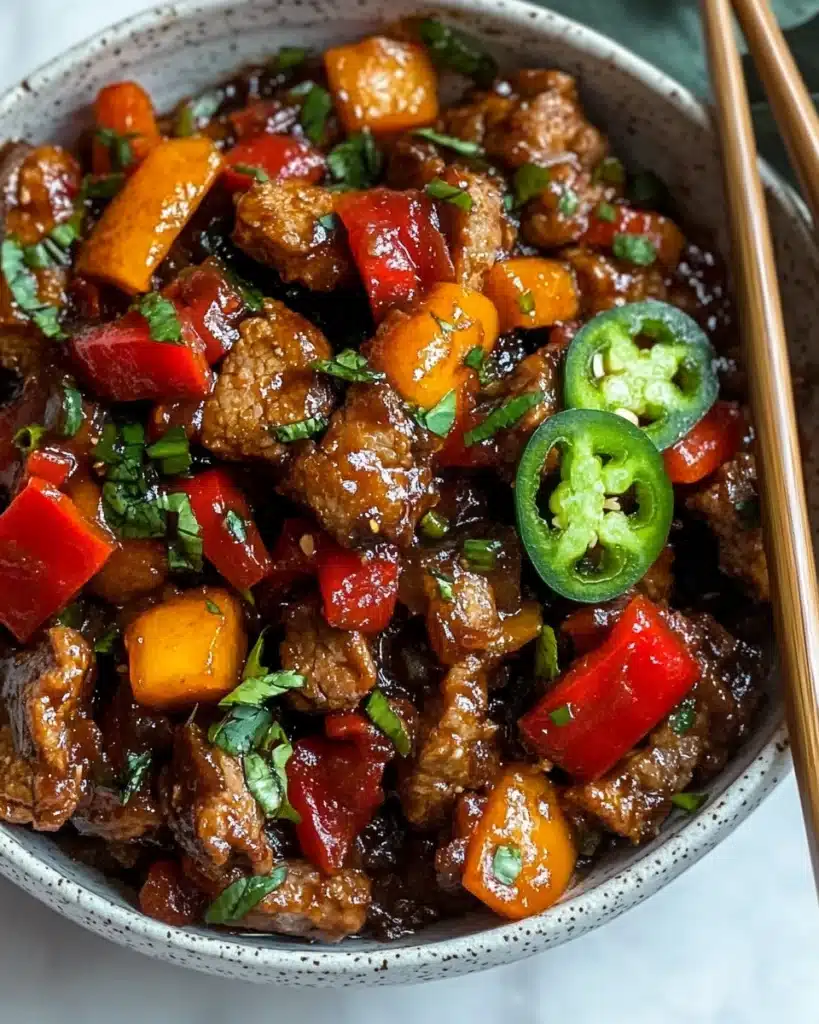 Jalapeno Chicken with Bell Peppers Recipe