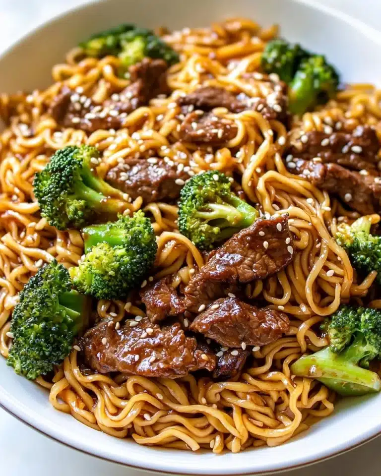 Beef and Broccoli Ramen Stir Fry Recipe