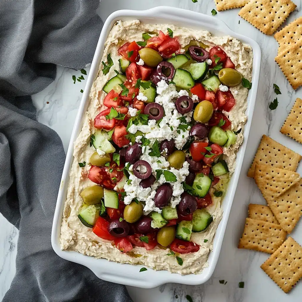 Layered Greek Dip Recipe - Recipe Image