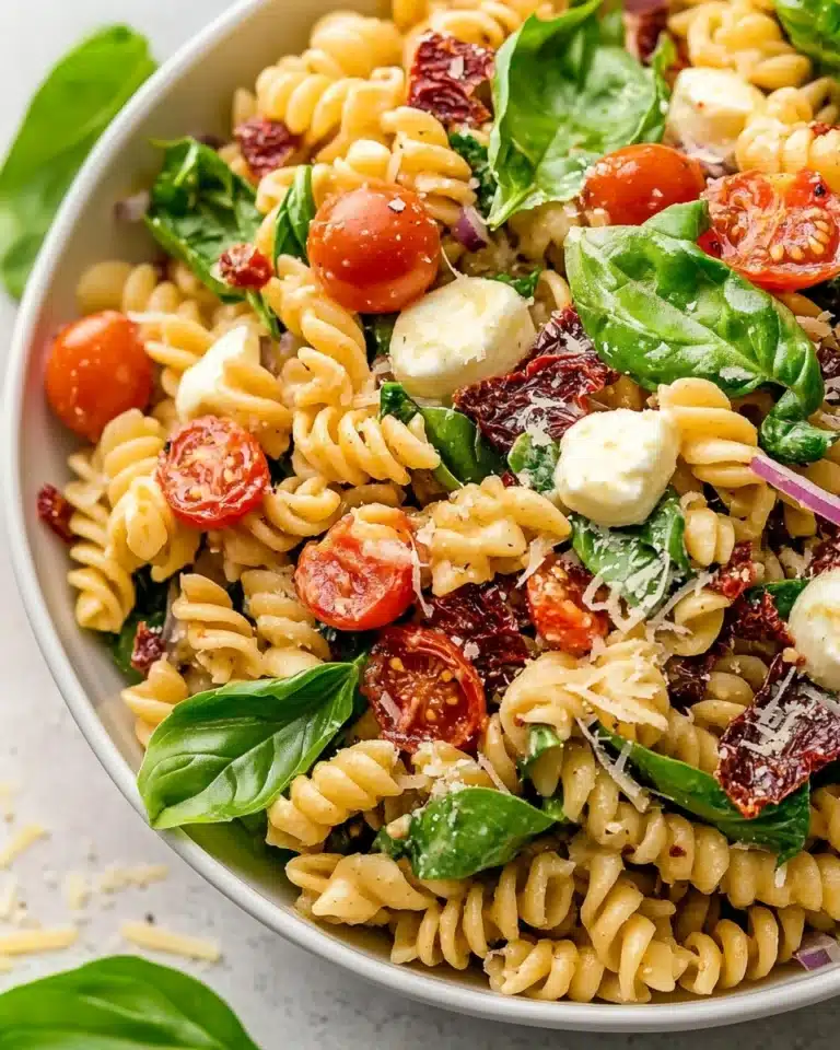 Sun Dried Tomato Pasta Salad Recipe