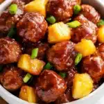 Spicy Hawaiian Crockpot Meatballs Recipe