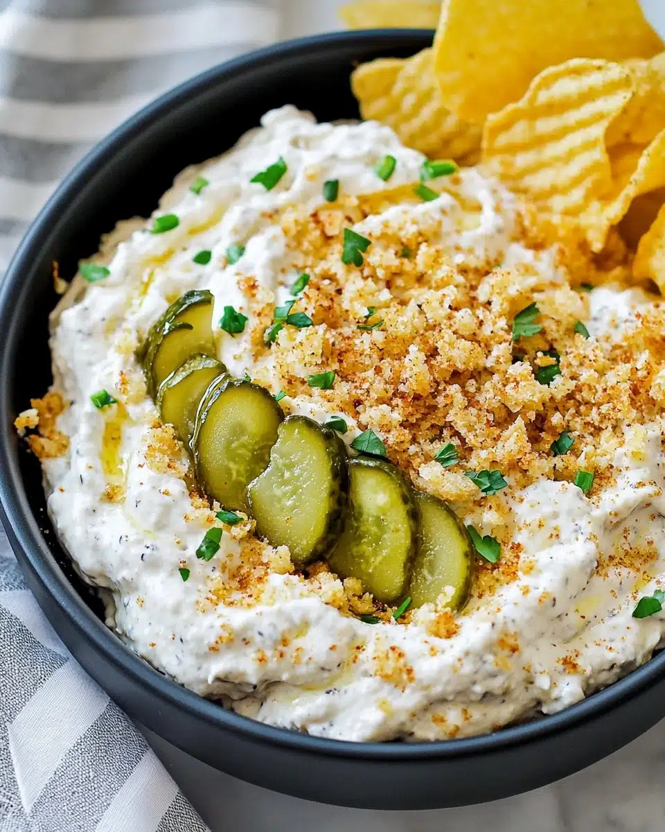 Fried Pickle Ranch Dip Recipe