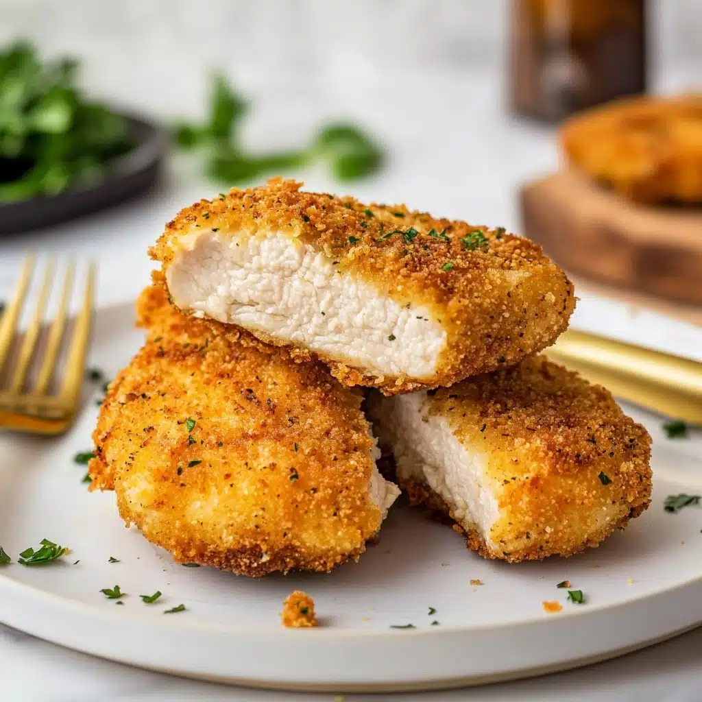 Air Fryer Parmesan Crusted Chicken Recipe - Recipe Image