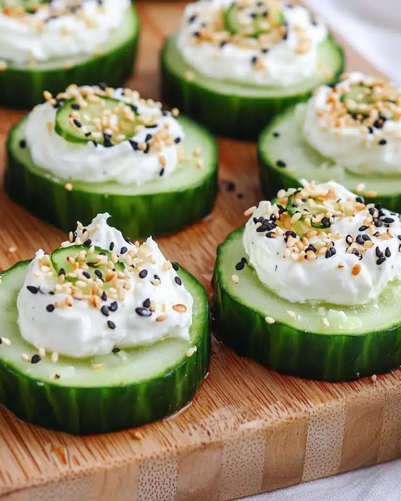 Everything Bagel Cucumber Bites Recipe