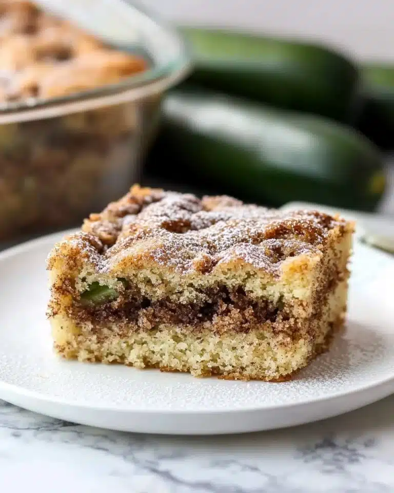 Zucchini Coffee Cake Recipe