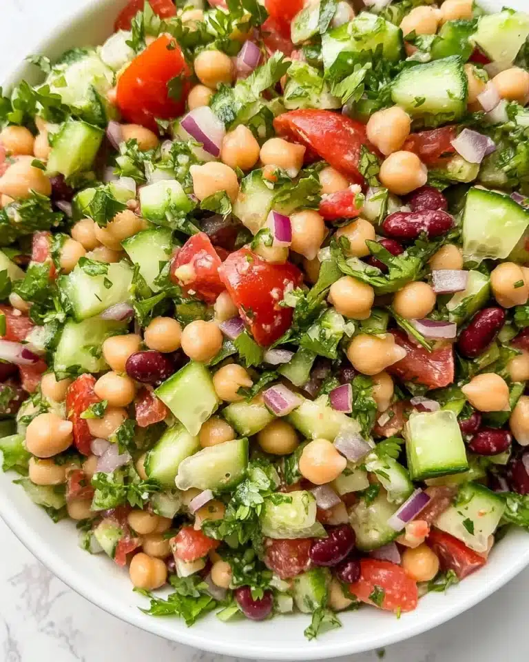 Mediterranean Bean Salad Recipe