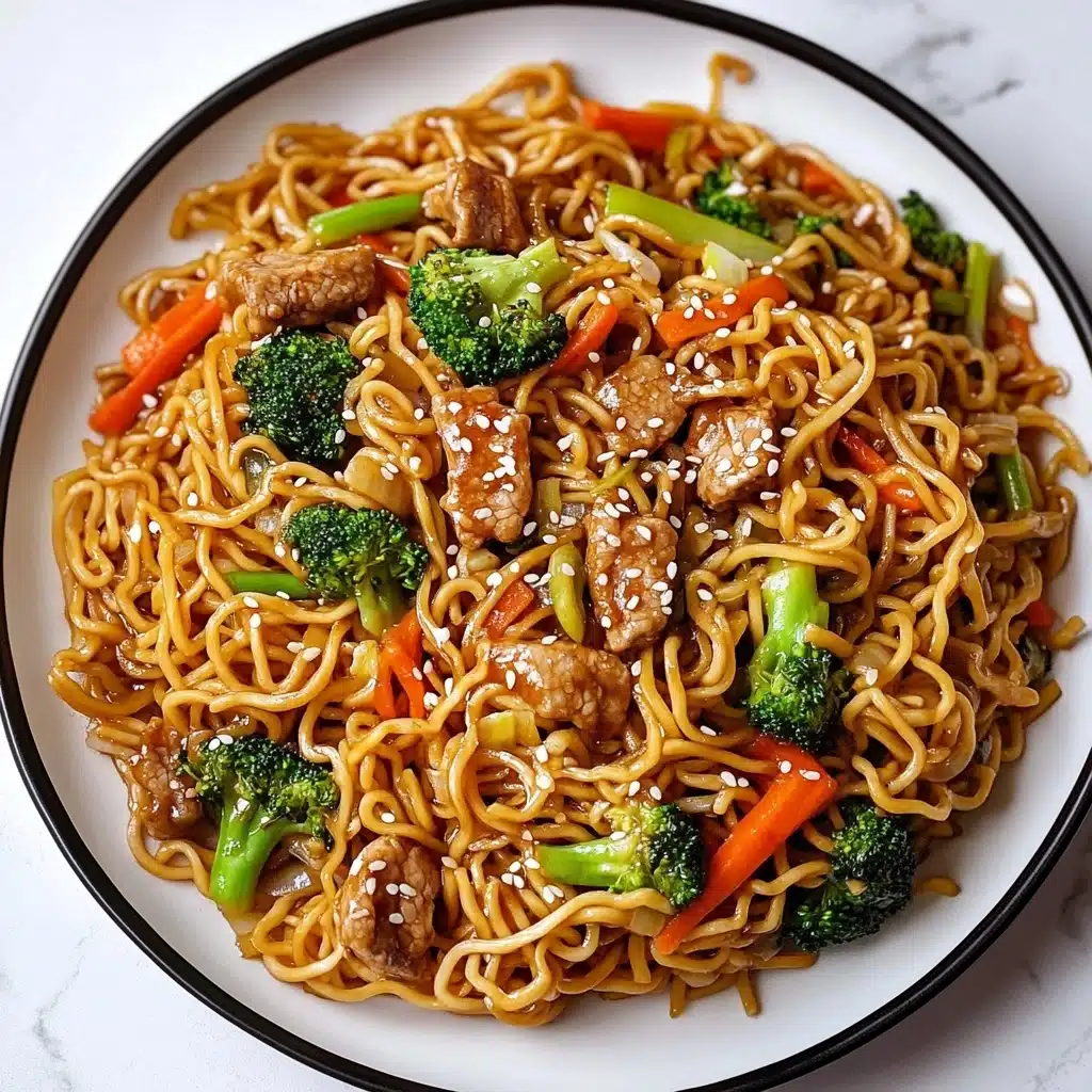 Spicy Chicken Ramen Stir Fry Recipe - Recipe Image