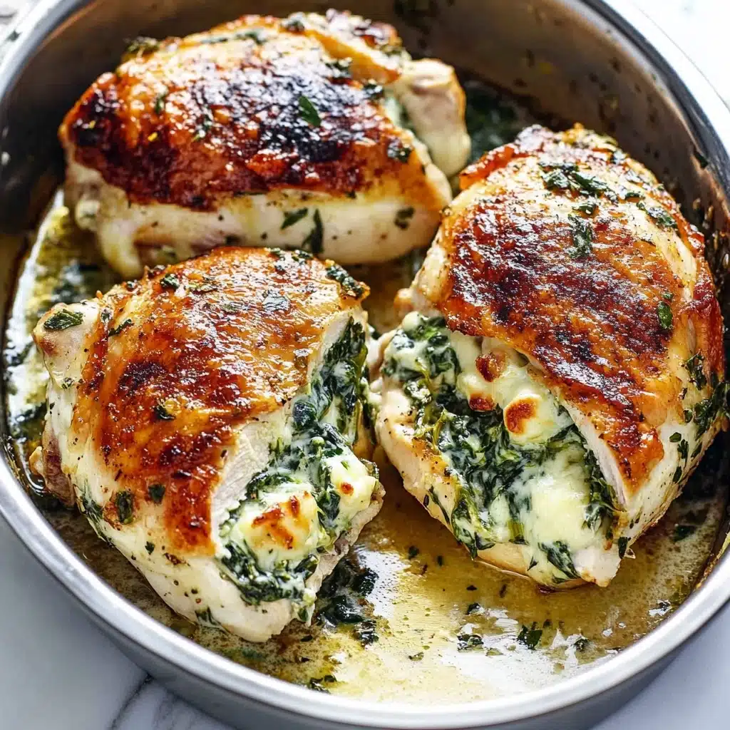 Spinach Artichoke Stuffed Chicken Breast Recipe - Recipe Image