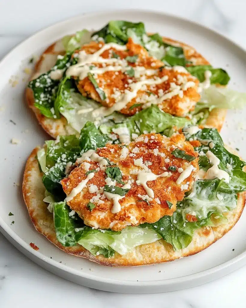Smash Chicken Caesar Tacos Recipe