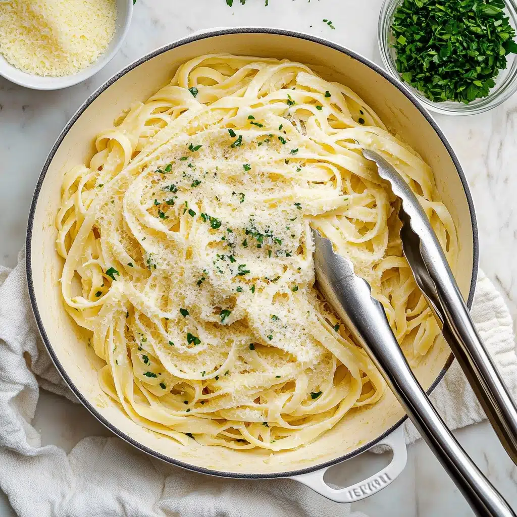 Cottage Cheese Alfredo Pasta Recipe - Recipe Image