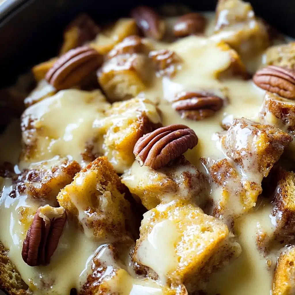 Crock Pot Cinnamon Roll Casserole Recipe - Recipe Image