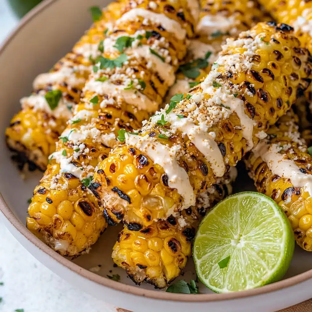 Air Fryer Elote Corn Ribs Recipe - Recipe Image