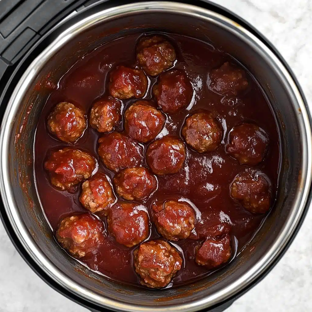Instant Pot Cranberry Meatballs Recipe - Recipe Image
